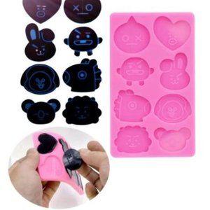 Brand New‎ BT21 Line Friends Mold, Food-Grade Silicone Mold for Resin Polymer
